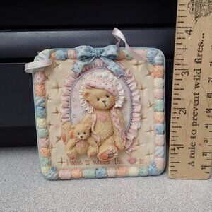 Cherished Teddies Home Is Where the Heart Is Wall Hanging
